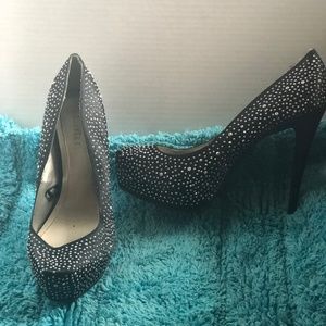 Forever 21 Rhinestone Platform Stiletto
